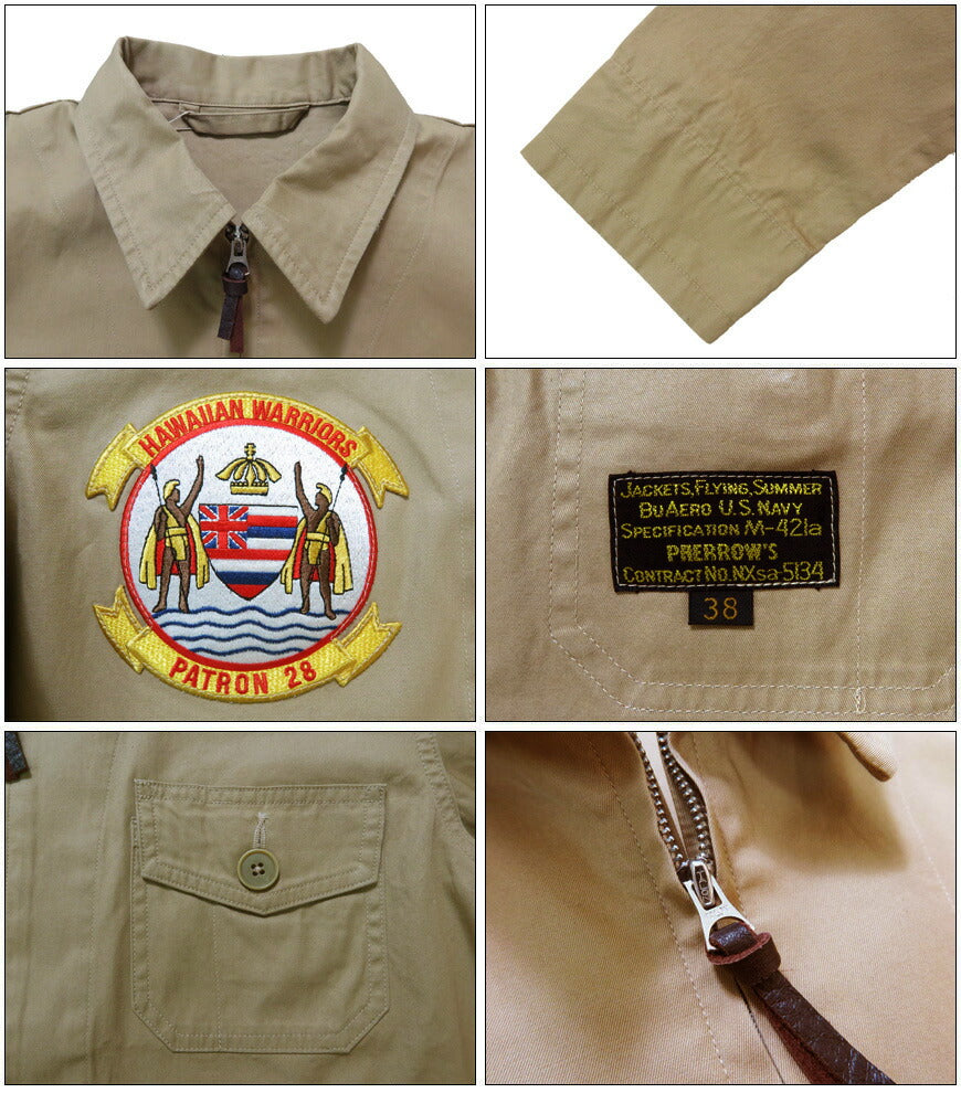 フェローズ PHERROW'S U.S.NAVYサマーフライトジャケット 25S-M-421A-Deco 【2025年春夏新作】