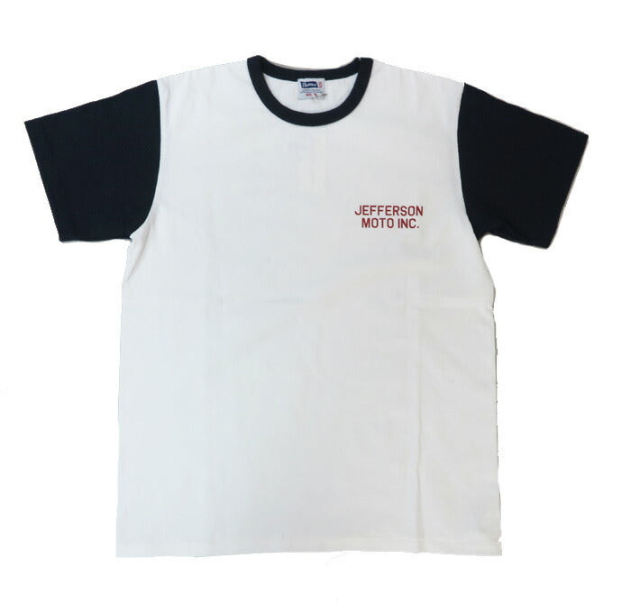 フェローズ PHERROW'S 半袖 Tシャツ バックプリント ロゴ「Jefferson」25S-PMT-TT1