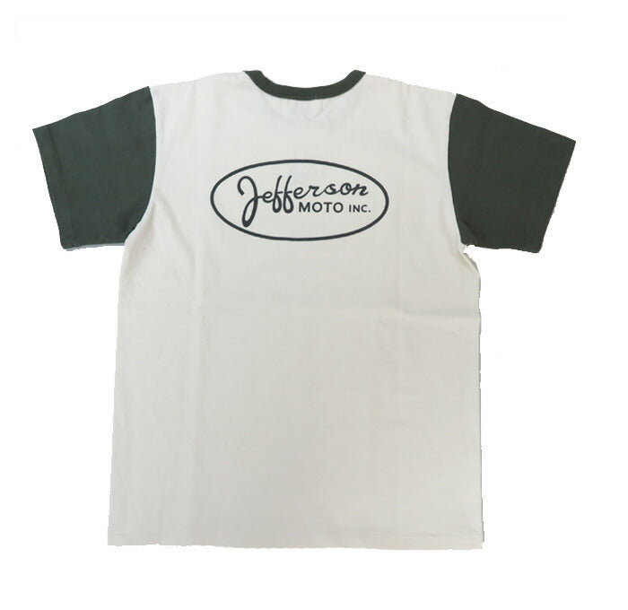 フェローズ PHERROW'S 半袖 Tシャツ バックプリント ロゴ「Jefferson」25S-PMT-TT1