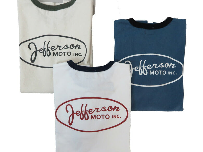 フェローズ PHERROW'S 半袖 Tシャツ バックプリント ロゴ「Jefferson」25S-PMT-TT1