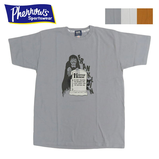 フェローズ PHERROW'S 半袖 プリントTシャツ「FRANKLIN」25S-PT18【2025年春夏新作】