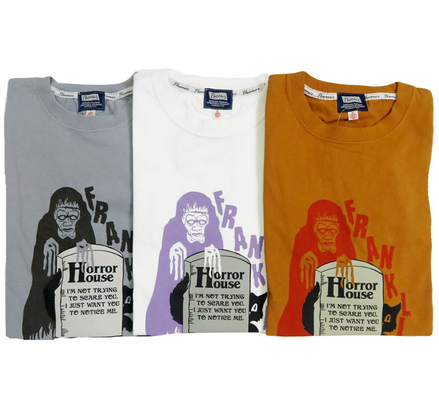 フェローズ PHERROW'S 半袖 プリントTシャツ「FRANKLIN」25S-PT18【2025年春夏新作】