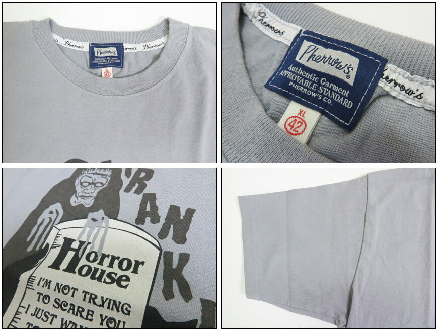 フェローズ PHERROW'S 半袖 プリントTシャツ「FRANKLIN」25S-PT18【2025年春夏新作】