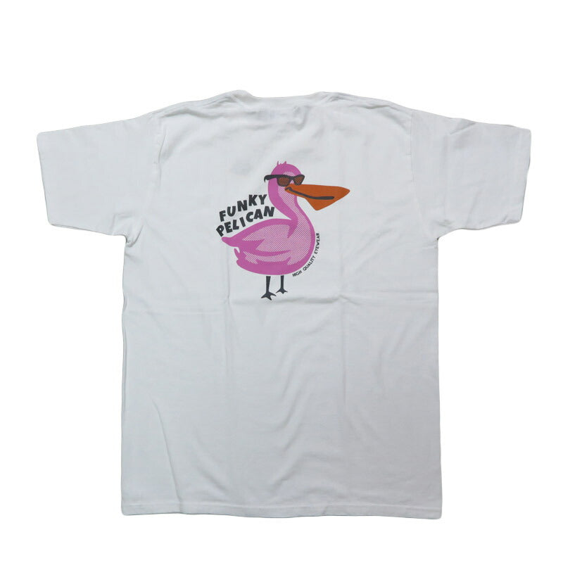 フェローズ PHERROW'S 半袖 プリント Tシャツ「FUNKY PELICAN」25S-PT29【2025年春夏新作】