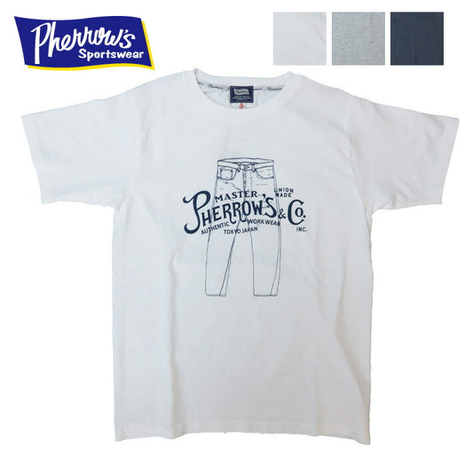 フェローズPHERROW'S半袖Tシャツプリントロゴ「Pherrow's」25S-PT3