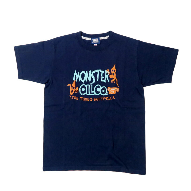 フェローズ PHERROW'S 半袖 プリントTシャツ「MONSTER OIL Co.」25S-PT31【2025年春夏新作】