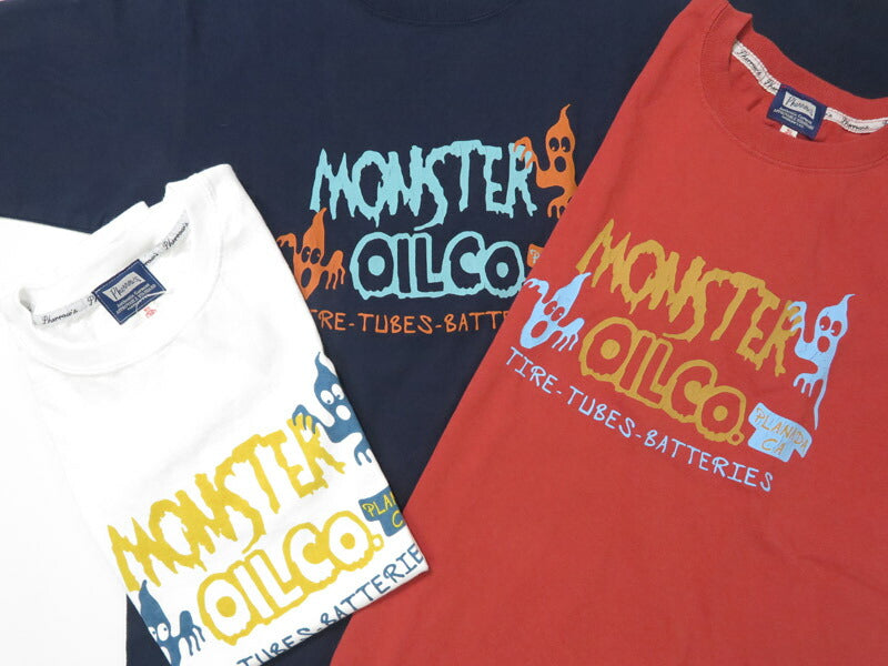 フェローズ PHERROW'S 半袖 プリントTシャツ「MONSTER OIL Co.」25S-PT31【2025年春夏新作】
