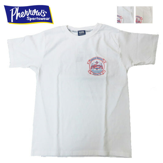 フェローズ PHERROW'S 半袖 Tシャツ バックプリント 「HAWAIIAN NAVY」25S-PT6【2025年春夏新作】