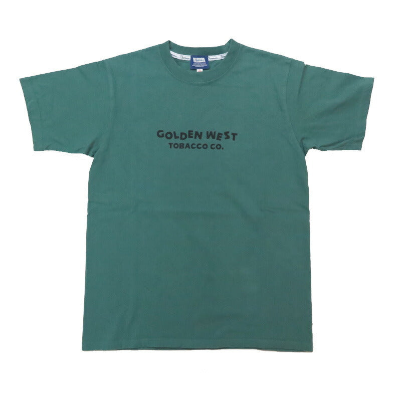 フェローズ PHERROW'S 半袖 Tシャツ バックプリント 「GOLDEN WEST」25S-PT9【2025年春夏新作】