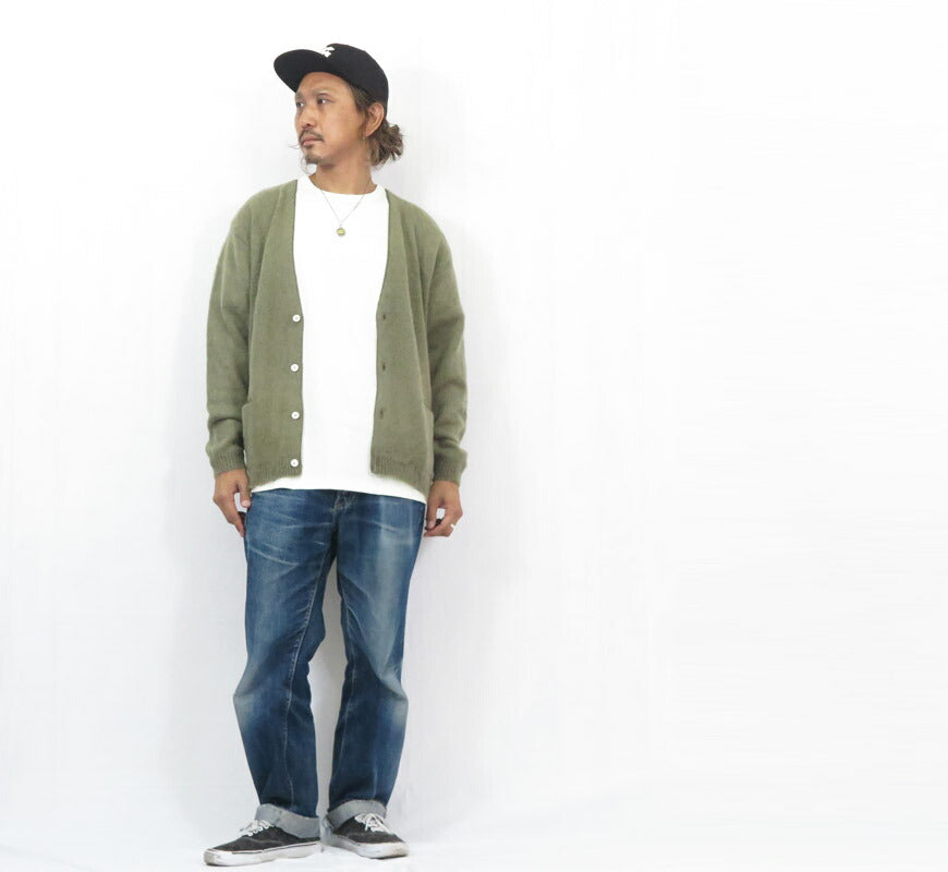 フェローズPherrow'sポケット付きモヘアカーディガン25W-PMSC1【2025年秋冬新作】