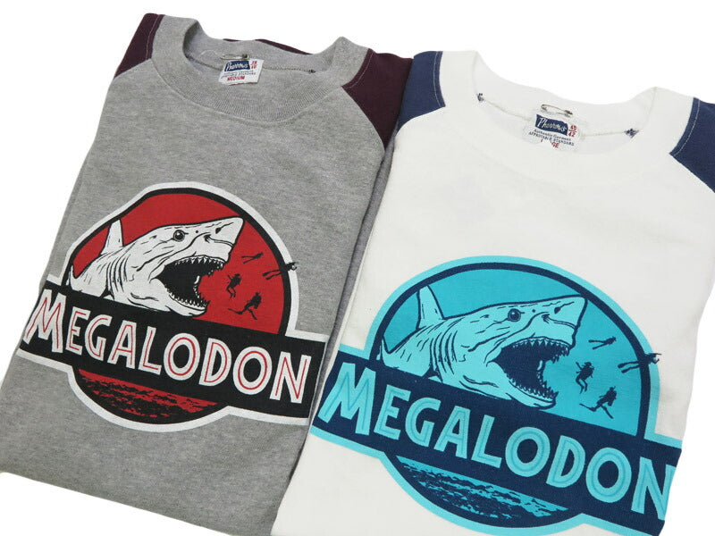 フェローズ PHERROW'S 長袖 Tシャツ プリントラグランスリーブ