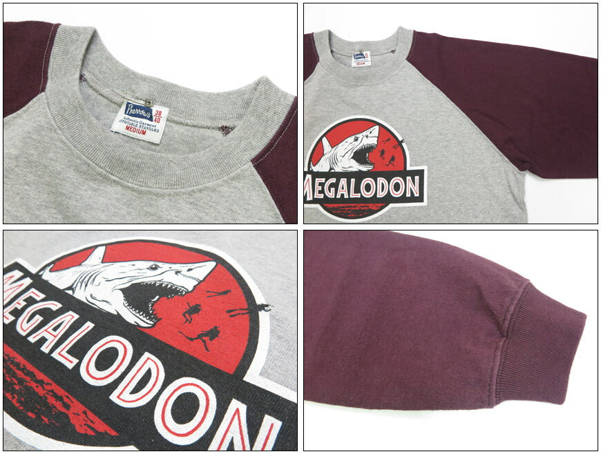 フェローズ PHERROW'S 長袖 Tシャツ プリントラグランスリーブ