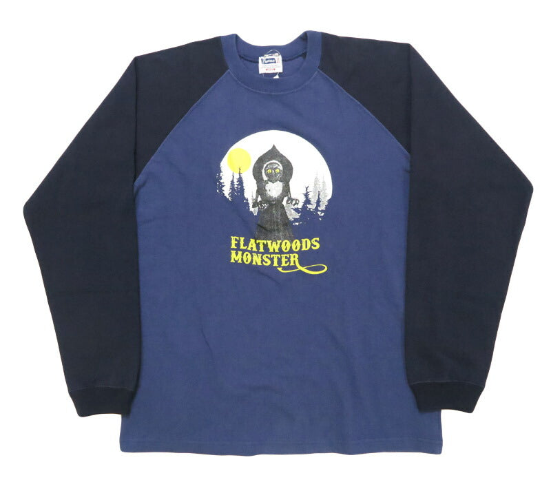 フェローズ PHERROW'S 長袖 Tシャツ プリントラグランスリーブ