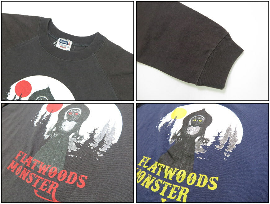 フェローズ PHERROW'S 長袖 Tシャツ プリントラグランスリーブ