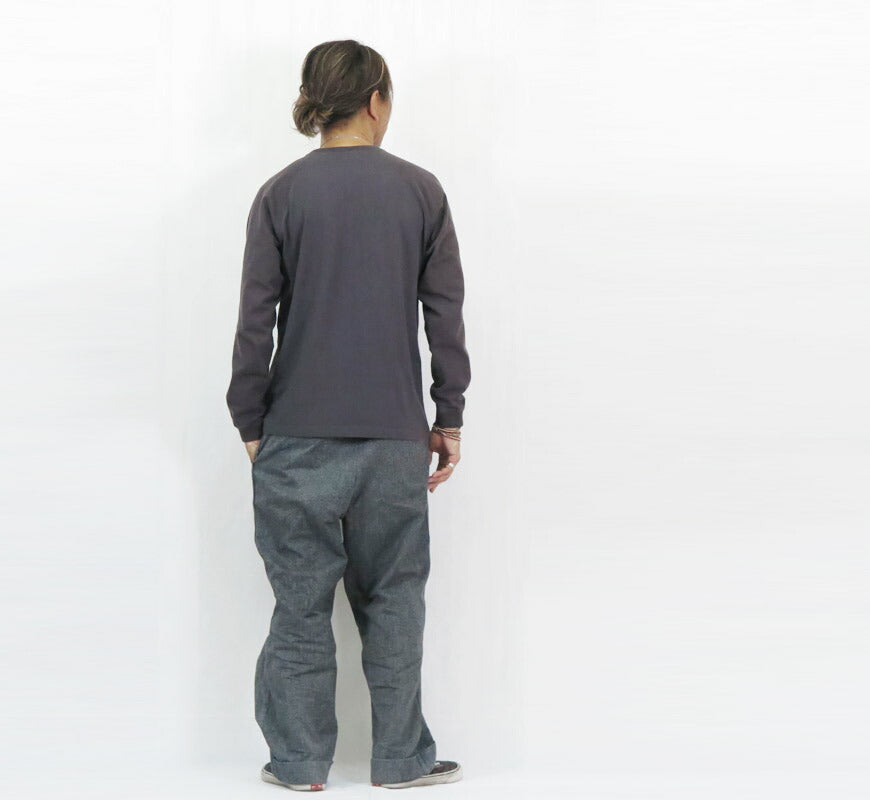 フェローズ PHERROW'S 長袖 Tシャツ プリントラグランスリーブ  ”FLAT WOOD MONSTER”　25W-PRLT2【2025年秋冬新作】