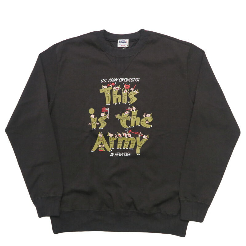 フェローズ PHERROW'S 長袖 Tシャツ プリント "This is the Army" 25W-PVGS1 【2025年秋冬新作】