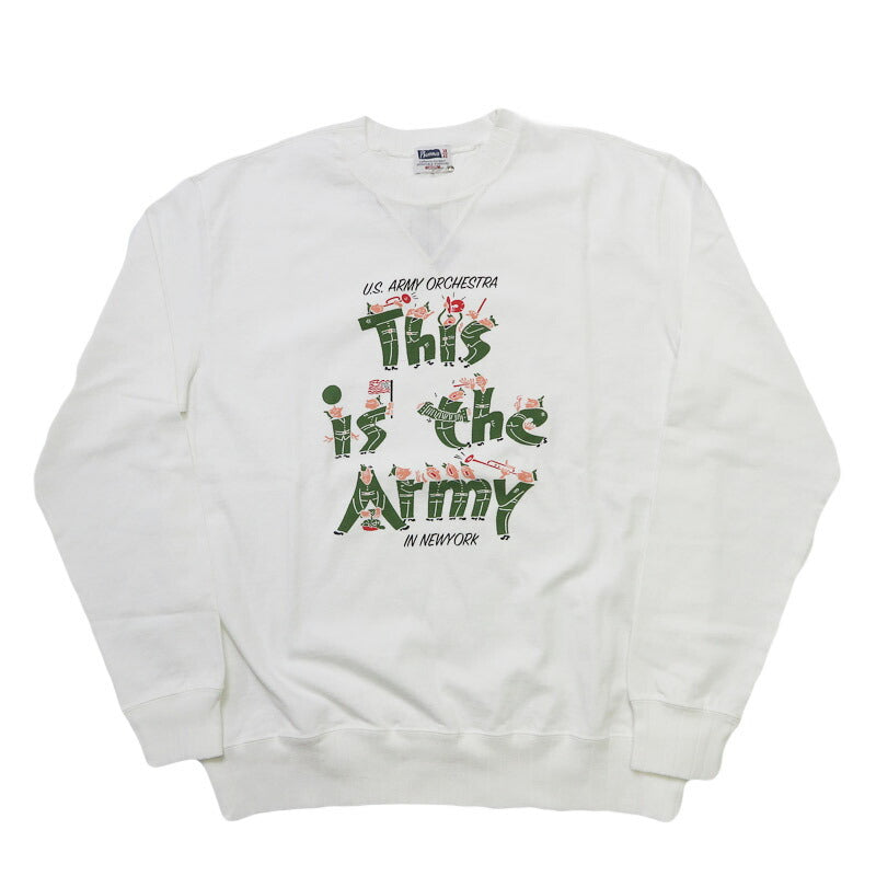 フェローズ PHERROW'S 長袖 Tシャツ プリント "This is the Army" 25W-PVGS1 【2025年秋冬新作】
