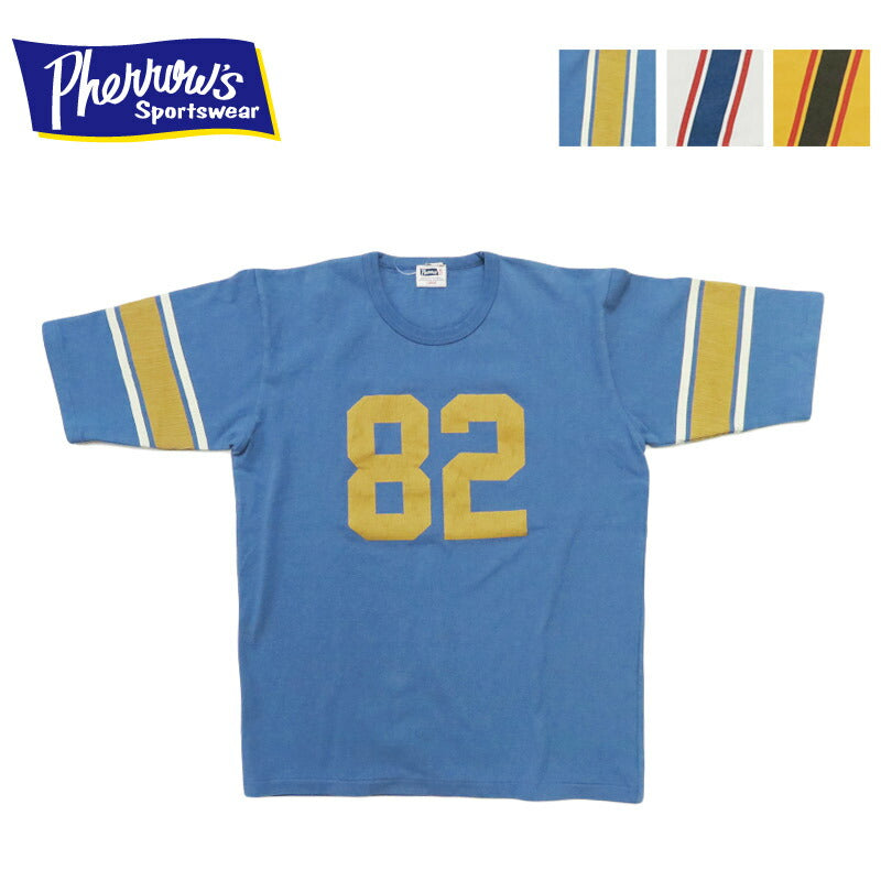 フェローズ PHERROW'S 半袖 フットボールTシャツ プリント  「82」 26S-PFBT1【2026年春夏新作】