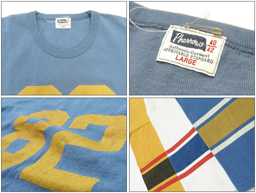 フェローズ PHERROW'S 半袖 フットボールTシャツ プリント  「82」 26S-PFBT1【2026年春夏新作】