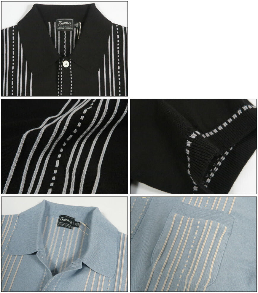 Pherrow's 斐洛斯 短袖 棉質針織襯衫 26S-PKS1 【2026年春夏新作】