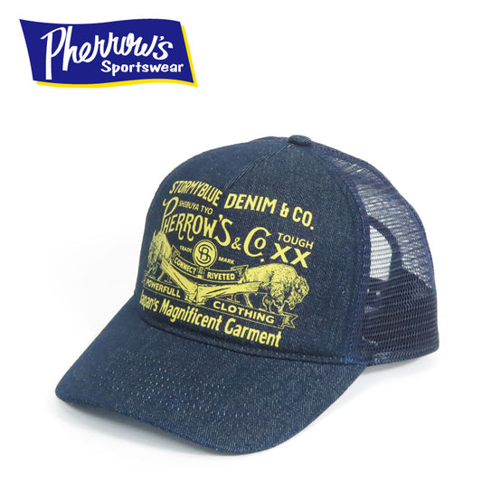フェローズ Pherrow's メッシュキャップ 帽子 インディゴ 26S-PMC2【2026年春夏新作】