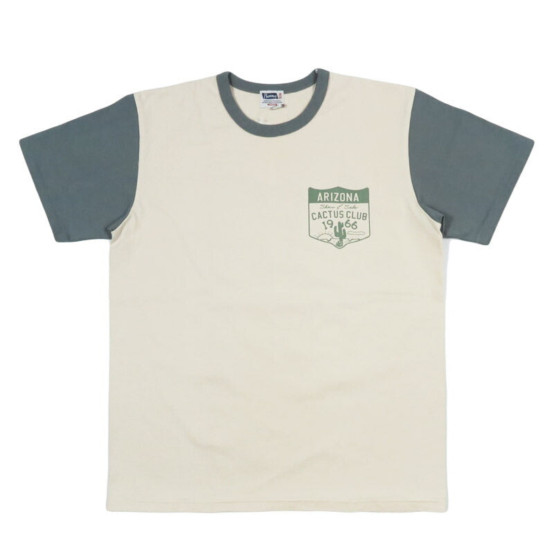 フェローズ PHERROW'S 半袖 Tシャツ プリント「ARIZONA CACTUS CLUB」 26S-PMT-TT2【2026年春夏新作】