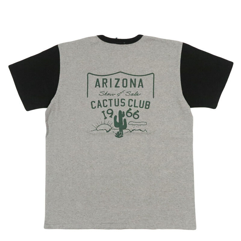 フェローズ PHERROW'S 半袖 Tシャツ プリント「ARIZONA CACTUS CLUB」 26S-PMT-TT2【2026年春夏新作】