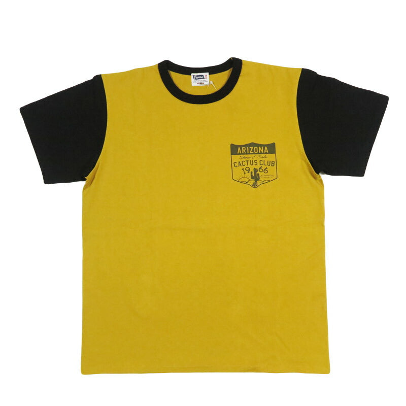 フェローズ PHERROW'S 半袖 Tシャツ プリント「ARIZONA CACTUS CLUB」 26S-PMT-TT2【2026年春夏新作】