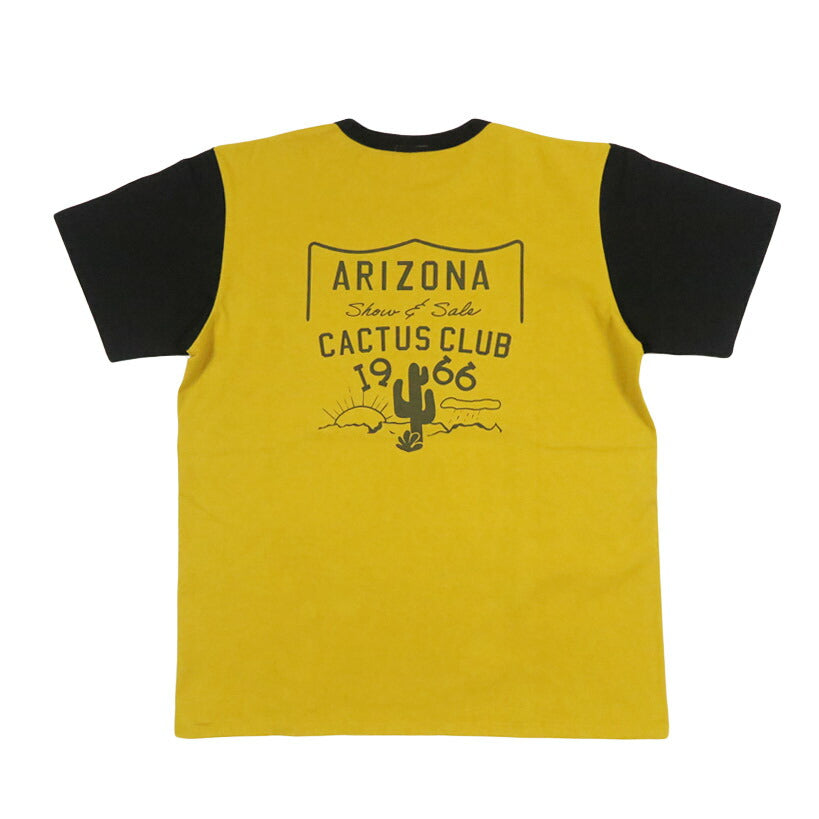 フェローズ PHERROW'S 半袖 Tシャツ プリント「ARIZONA CACTUS CLUB」 26S-PMT-TT2【2026年春夏新作】