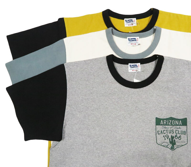 フェローズ PHERROW'S 半袖 Tシャツ プリント「ARIZONA CACTUS CLUB」 26S-PMT-TT2【2026年春夏新作】