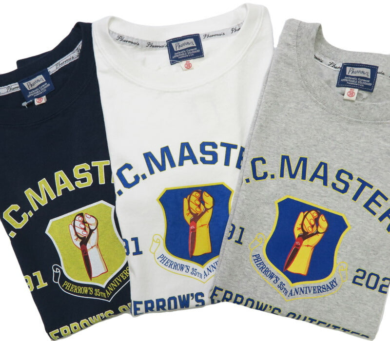 フェローズ PHERROW'S 半袖 L-2A 35th Anniversary SST Tシャツ プリント 「C.C.MASTERS」 26S-PT-L-2A【2026年春夏新作】