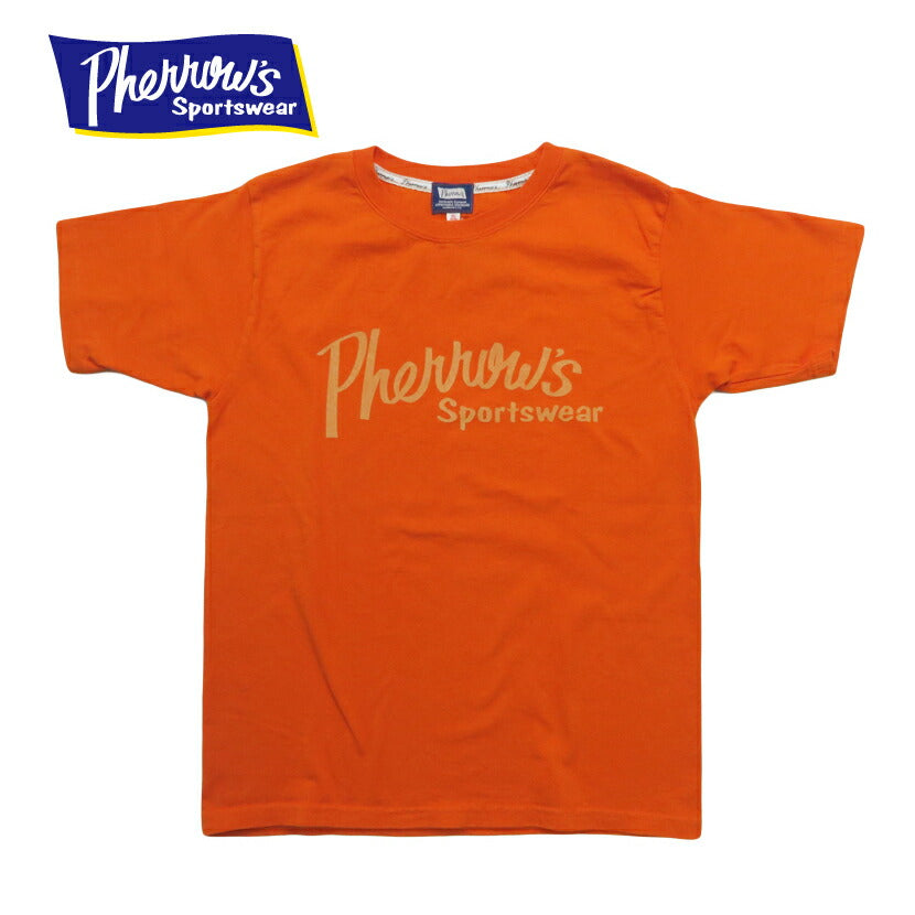 フェローズ PHERROW'S 半袖 Tシャツ プリント ロゴ 「Pherrow's」 26S-PT1【2026年春夏新作】