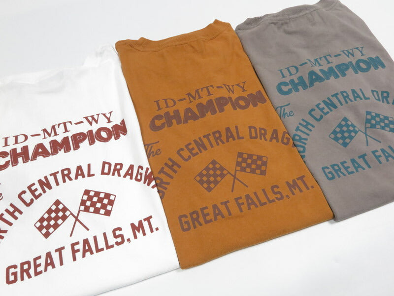 フェローズ PHERROW'S 半袖 Tシャツ プリント「ID-MT-WY CHAMPION」 26S-PT13【2026年春夏新作】