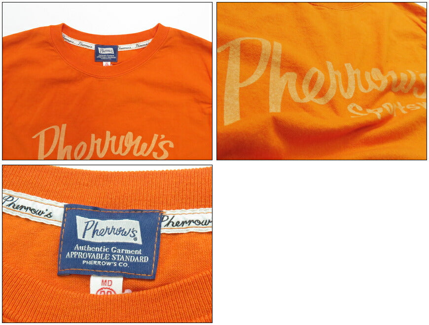 フェローズ PHERROW'S 半袖 Tシャツ プリント ロゴ 「Pherrow's」 26S-PT1【2026年春夏新作】