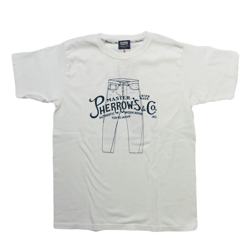 フェローズ PHERROW'S 半袖 Tシャツ プリント ロゴ 「Pherrow's」 26S-PT3【2026年春夏新作】