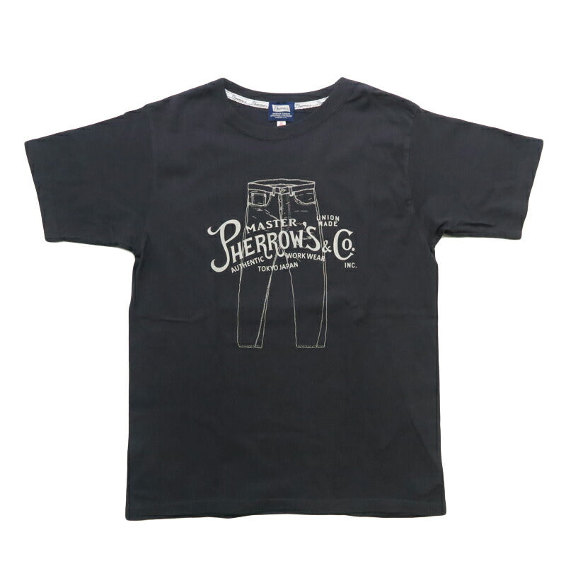 フェローズ PHERROW'S 半袖 Tシャツ プリント ロゴ 「Pherrow's」 26S-PT3【2026年春夏新作】