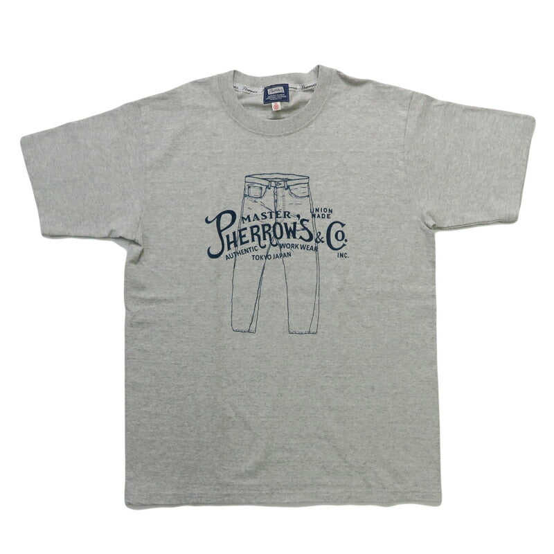 フェローズ PHERROW'S 半袖 Tシャツ プリント ロゴ 「Pherrow's」 26S-PT3【2026年春夏新作】