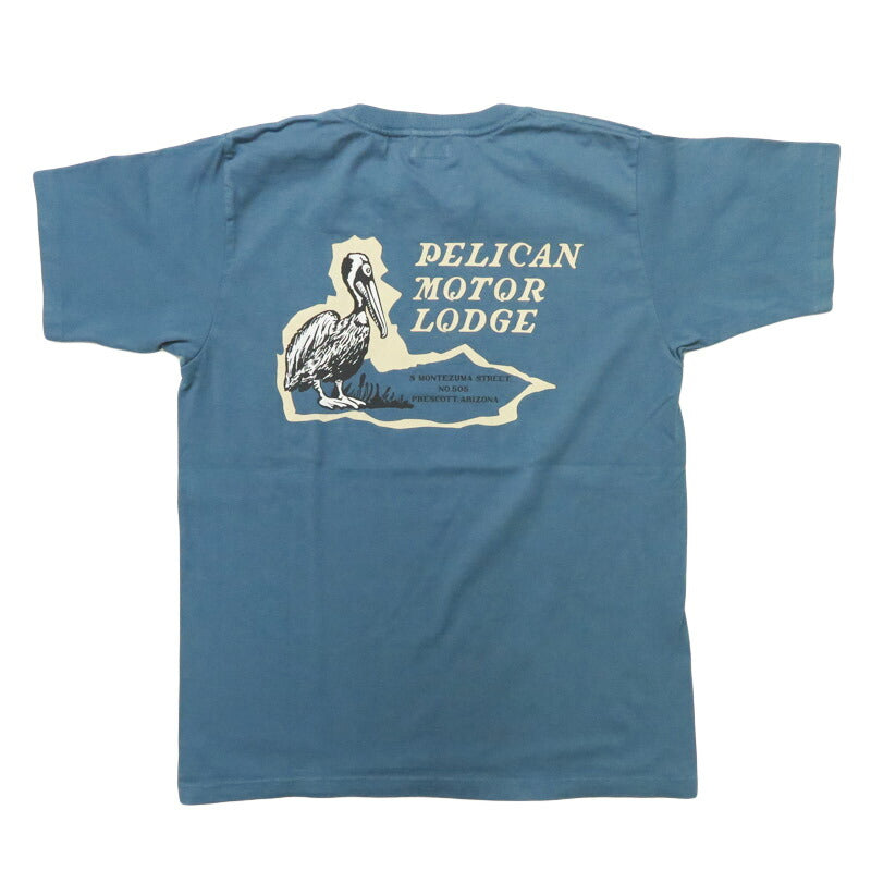 フェローズ PHERROW'S 半袖 Tシャツ プリント 「PELICAN MOTOR LODGE」 26S-PT7【2026年春夏新作】