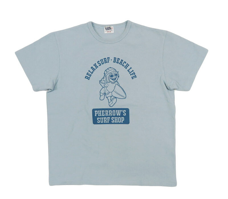 フェローズ PHERROW'S 半袖 Tシャツ 26S-PTP3 「SURF SHOP」プリント 26S-PTP3【2026年春夏新作】