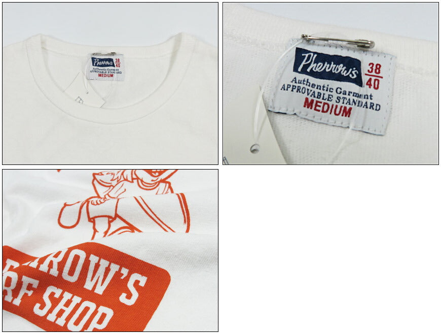 フェローズ PHERROW'S 半袖 Tシャツ 26S-PTP3 「SURF SHOP」プリント 26S-PTP3【2026年春夏新作】