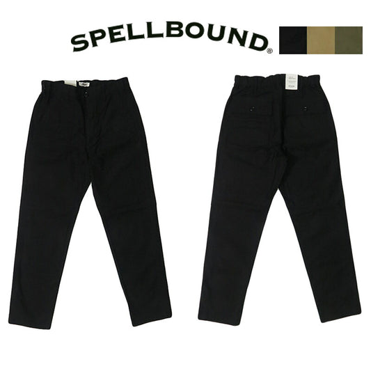 スペルバウンド SPELLBOUND バックサテン スリム ストレッチベーカーパンツ 43-903T【2025年春夏新作】