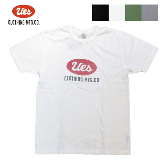 UES ウエス UESロゴ 半袖 Tシャツ バインダーネック 652501【2025年春夏新作】