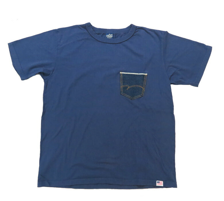 ダルチザン ステュディオ・ダ・ルチザン STUDIO D'ARTISAN 半袖 Tシャツ デニムポケットT 8161B