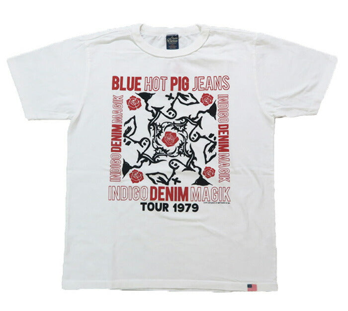 ダルチザン ステュディオ・ダ・ルチザン STUDIO D'ARTISAN 半袖 Tシャツ USボディ プリント「LEGENDARY ROCK BAND」8167A