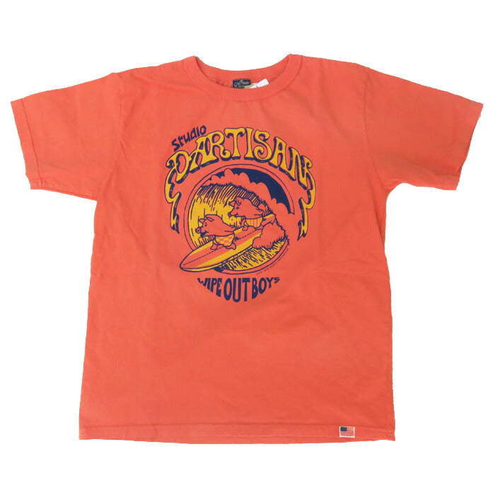 STUDIO D'ARTISAN 半袖 Tシャツ USボディ プリント「WIPE OUT BOYS」8168B 【2025年春夏新作】