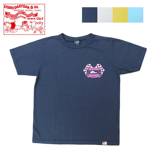 ダルチザン ステュディオ・ダ・ルチザン STUDIO D'ARTISAN 半袖 Tシャツ USボディ プリント「SPEED STER」8181A 【2025年春夏新作】