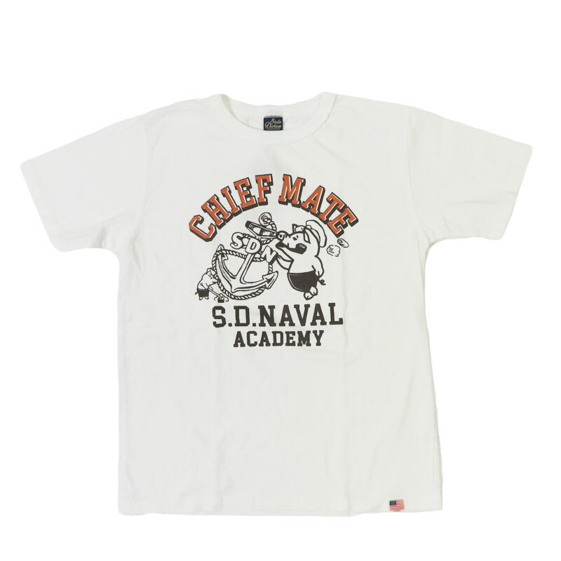 ダルチザン ステュディオ・ダ・ルチザン STUDIO D'ARTISAN 半袖 Tシャツ USボディ プリント「CHIEF MATE」8182A 【2025年春夏新作】