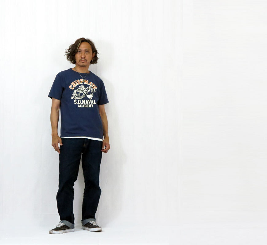 ダルチザン ステュディオ・ダ・ルチザン STUDIO D'ARTISAN 半袖 Tシャツ USボディ プリント「CHIEF MATE」8182A 【2025年春夏新作】