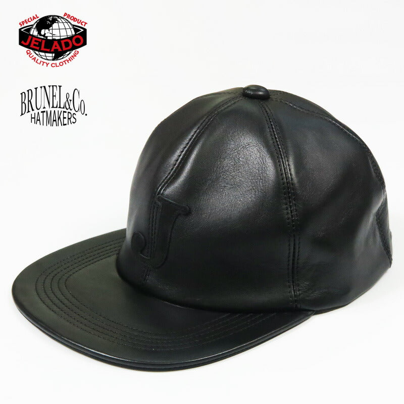JELADO × BRUNEL ＆ Co. HATMAKERS 茶芯ホースハイド ベースボール キャップ 馬革 レザー ジェラード AB12750 【2025年秋冬新作】