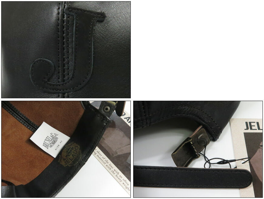 JELADO × BRUNEL ＆ Co. HATMAKERS 茶芯ホースハイド ベースボール キャップ 馬革 レザー ジェラード AB12750 【2025年秋冬新作】